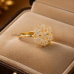 Off white Diamond Ring