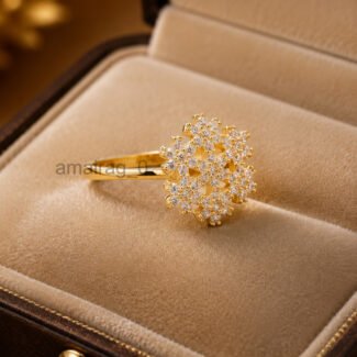 Off white Diamond Ring
