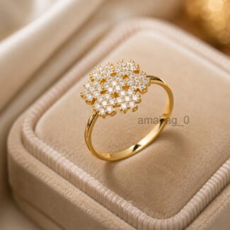 Off white Diamond Rings