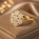 Off white Diamond Rings woman