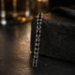 Black Silver Bracelet 1