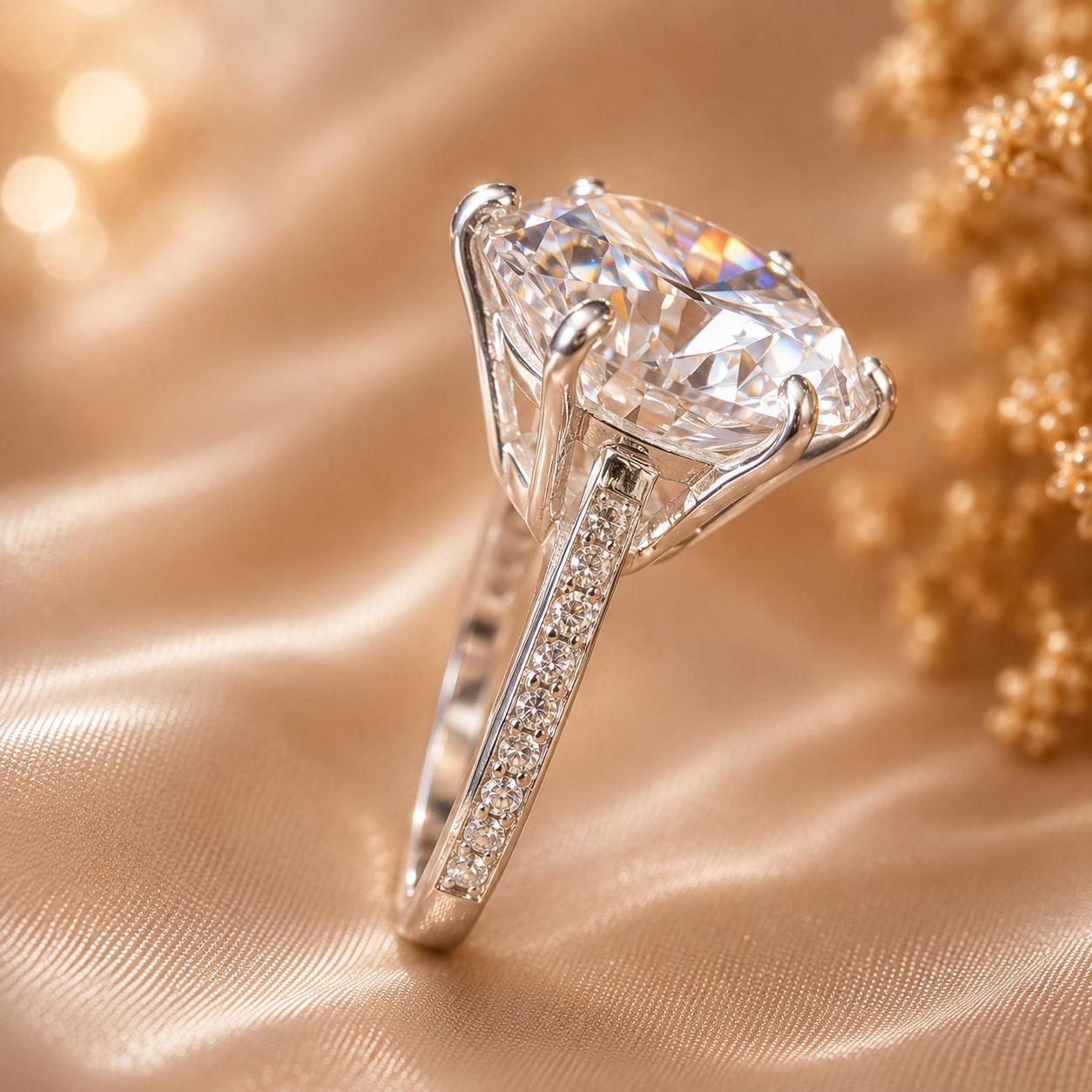 White Diamond Ring 3