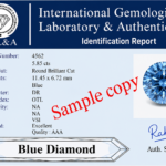 Blue Certificate