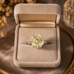 Champagne Treated Diamond Ring 1