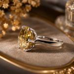 Champagne Treated Diamond Ring 5