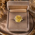 Champagne Treated Diamond Ring