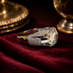 Champagne Treated Diamond Ring 3