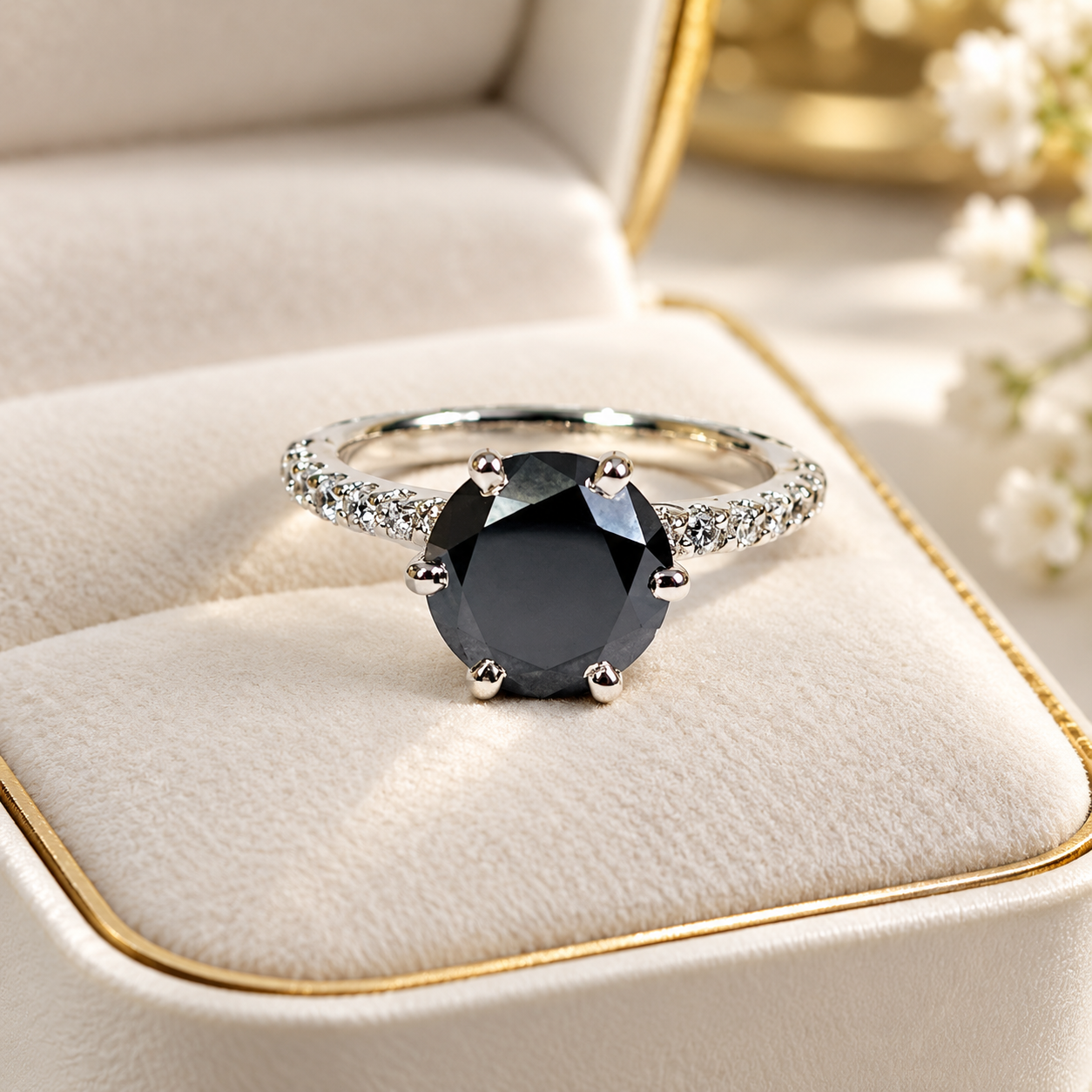 Black Diamond Ring