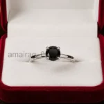 1.50 Carat Black Diamond Ring