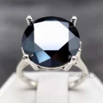 10 Carat Black Diamond Ring