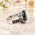10 Ct Black Diamond Ring 3