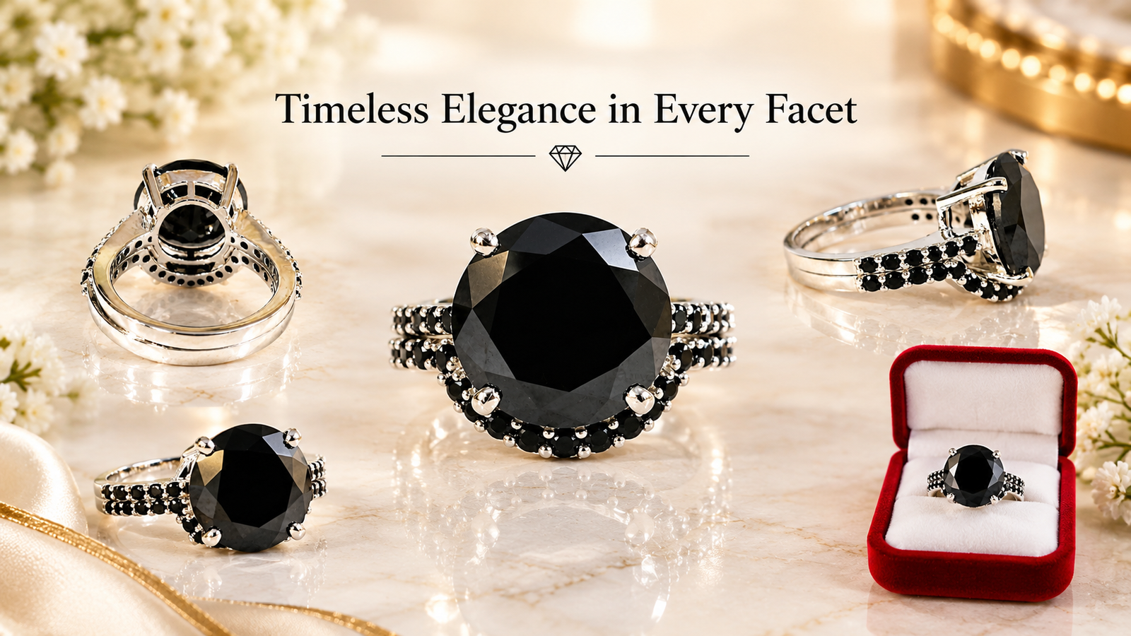 10 Ct Black Diamond Ring banner