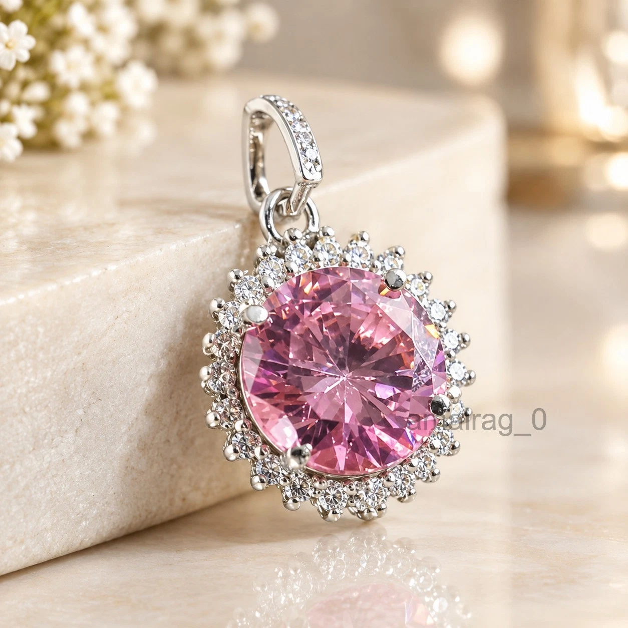 10 Ct Pink Diamond Pendant (1)