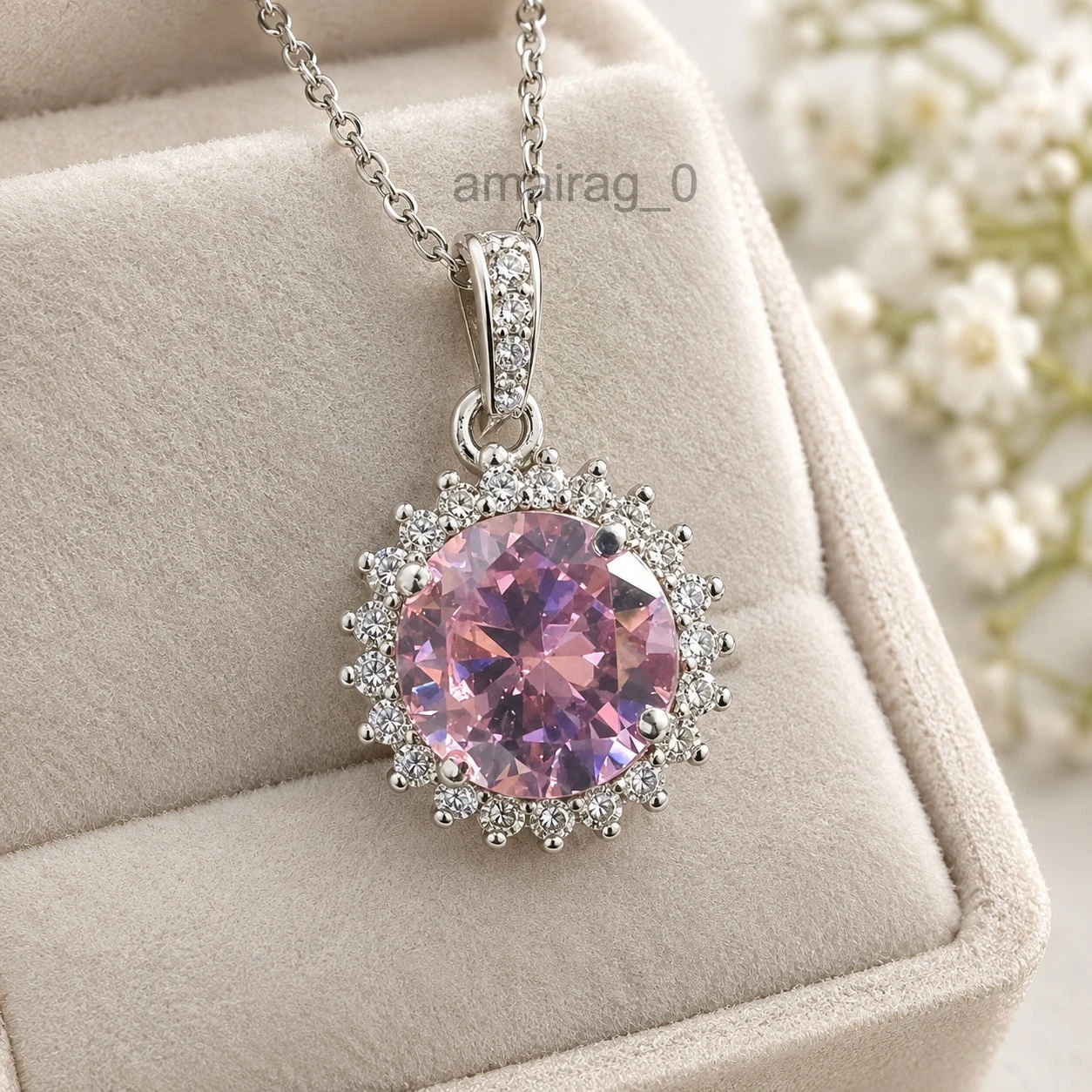 10 Ct Pink Diamond Pendant (2)
