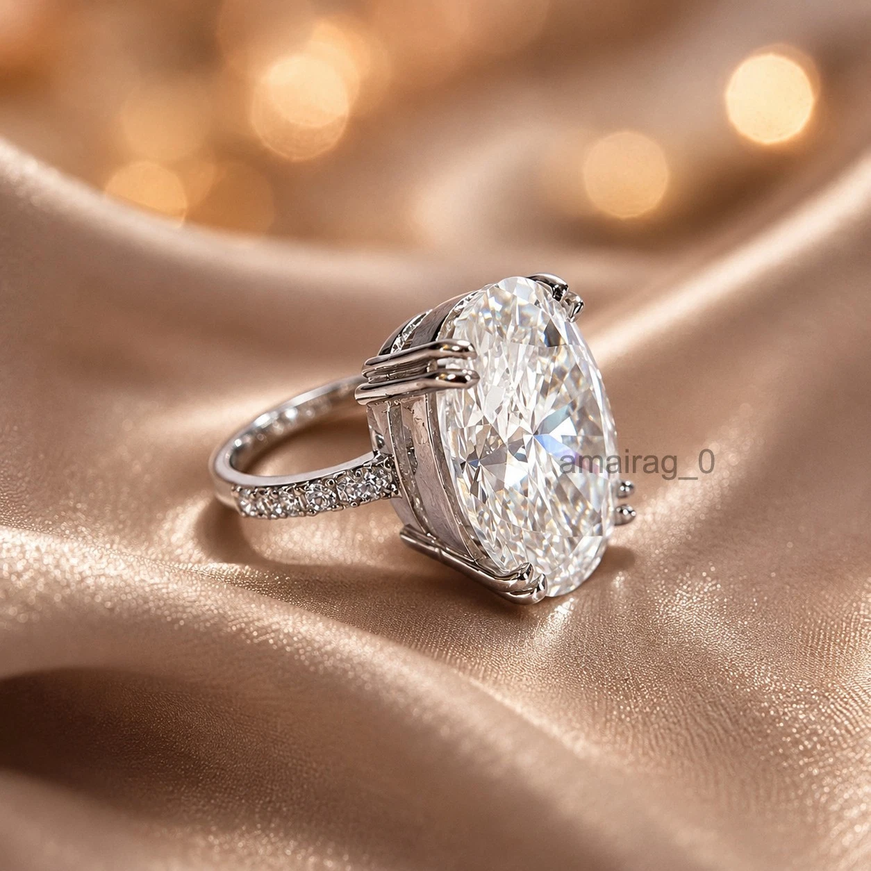 10 Ct White Diamond Ring (1)