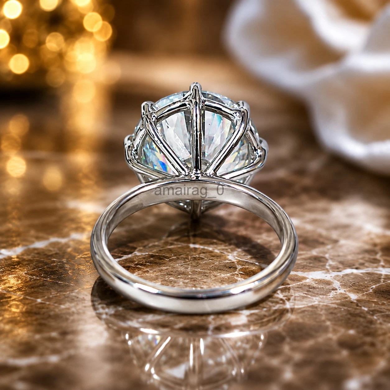 12 Ct Off White HPHT Ring (3)