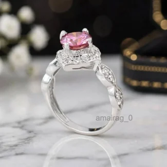2 Ct Pink Diamond Ring 1