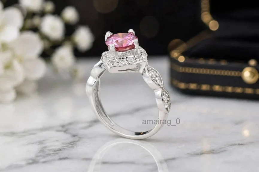 2 Ct Pink Diamond Ring 1