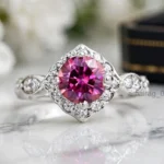 2 Ct Pink Diamond Ring 4