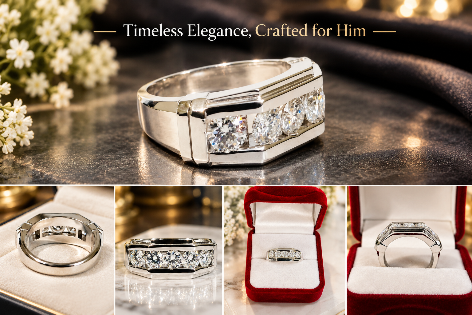 2 Ct White Diamond Band (1) banner