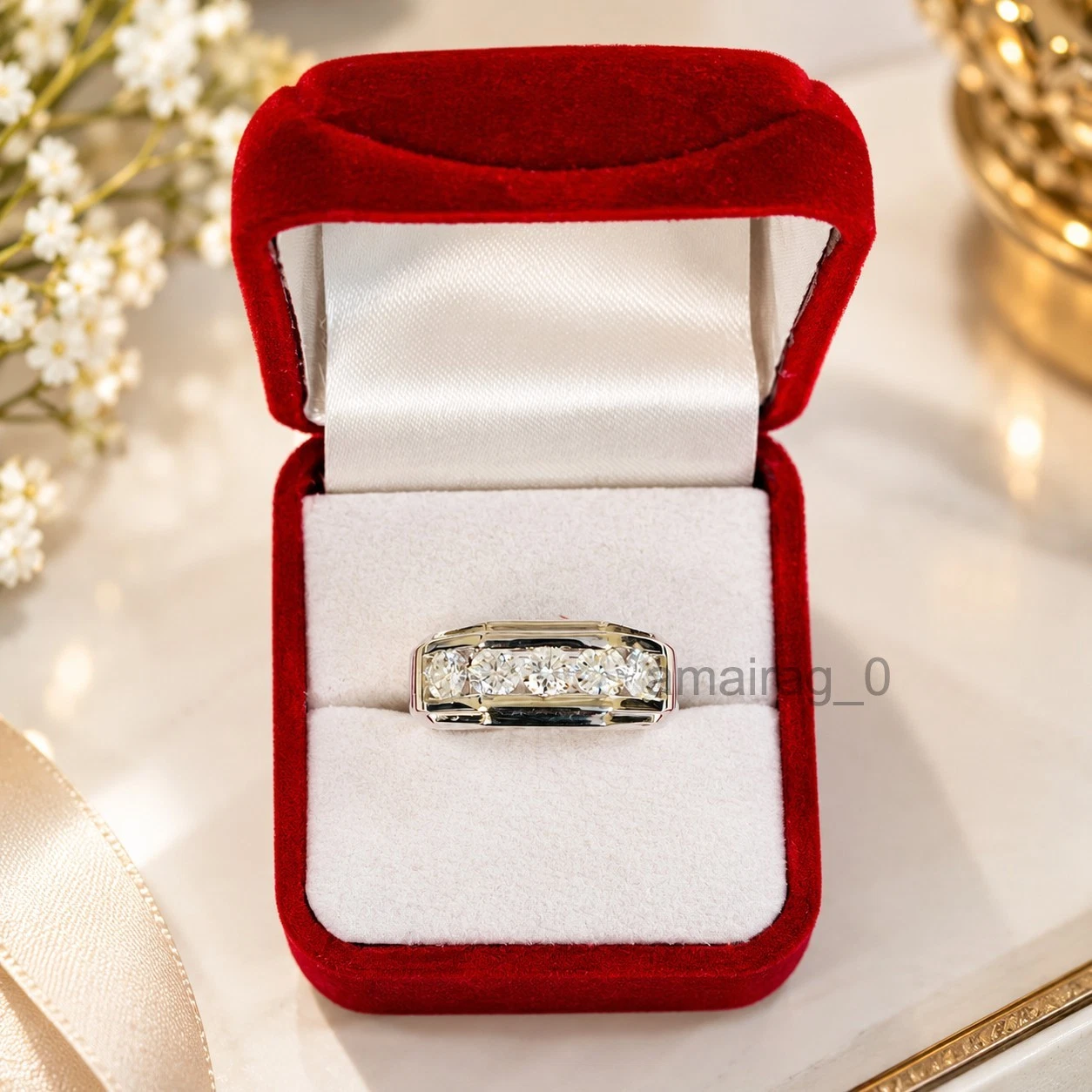 2 Ct White Diamond Band (1)