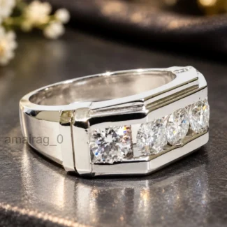 2 Ct White Diamond Band (3)