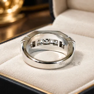 2 Ct White Diamond Band (4)