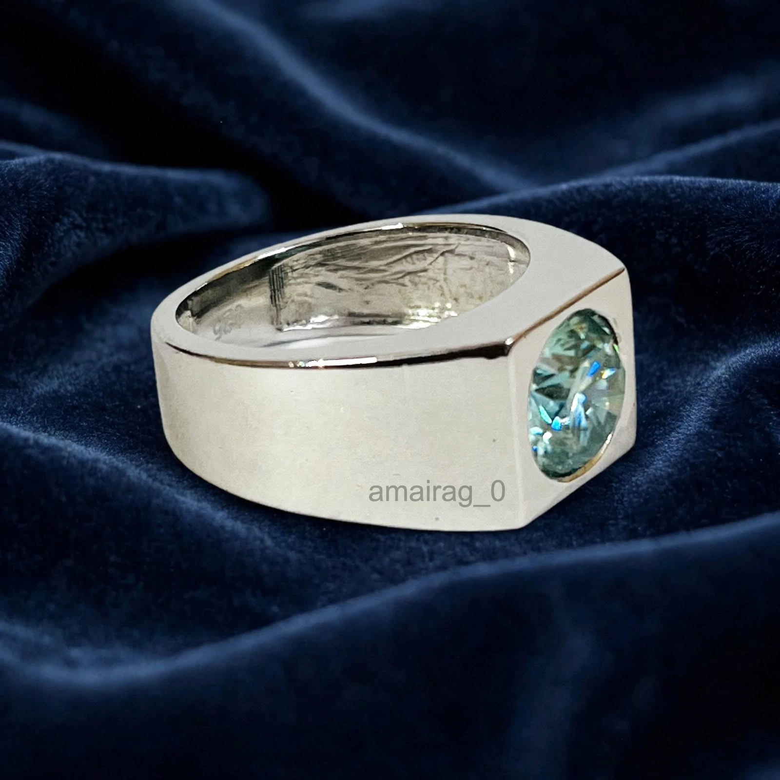 2.50 Ct Blue Treated Diamond 3