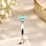 2.50 Ct Blue Treated Diamond Ring (3)