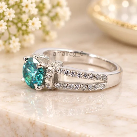 2.50 Ct Blue rings (4)