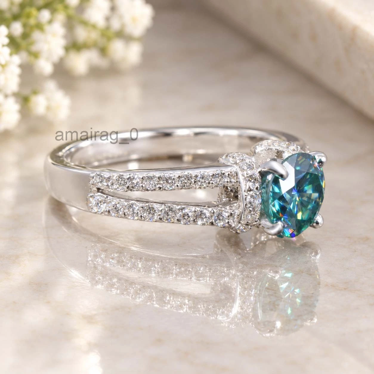 2.50 Ct Blue rings (5)