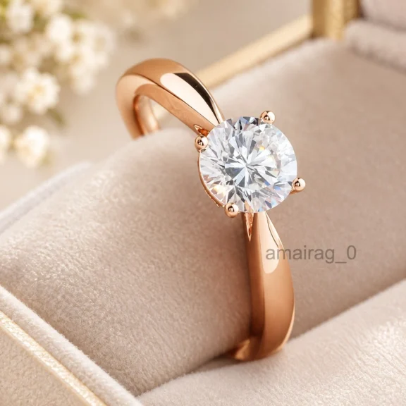 2.50 Ct White Diamond Ring 1