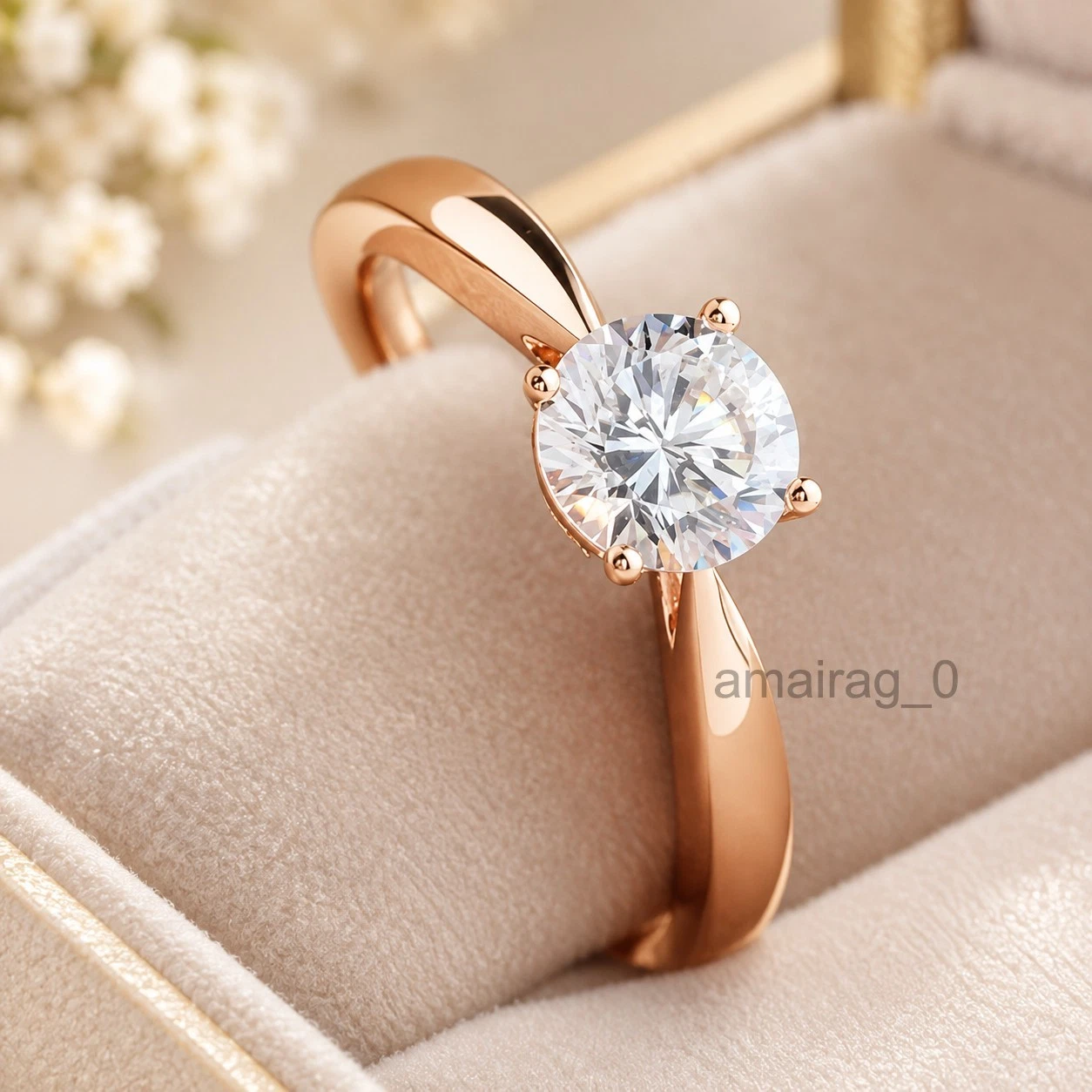 2.50 Ct White Diamond Ring 1