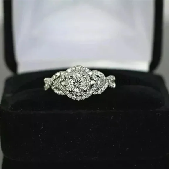 2.50 Ct White Ring 4