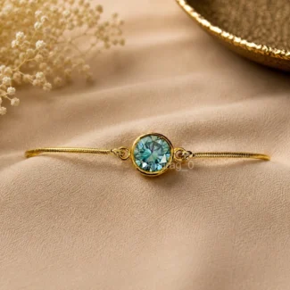3 Ct Blue Diamond Bracelet 1