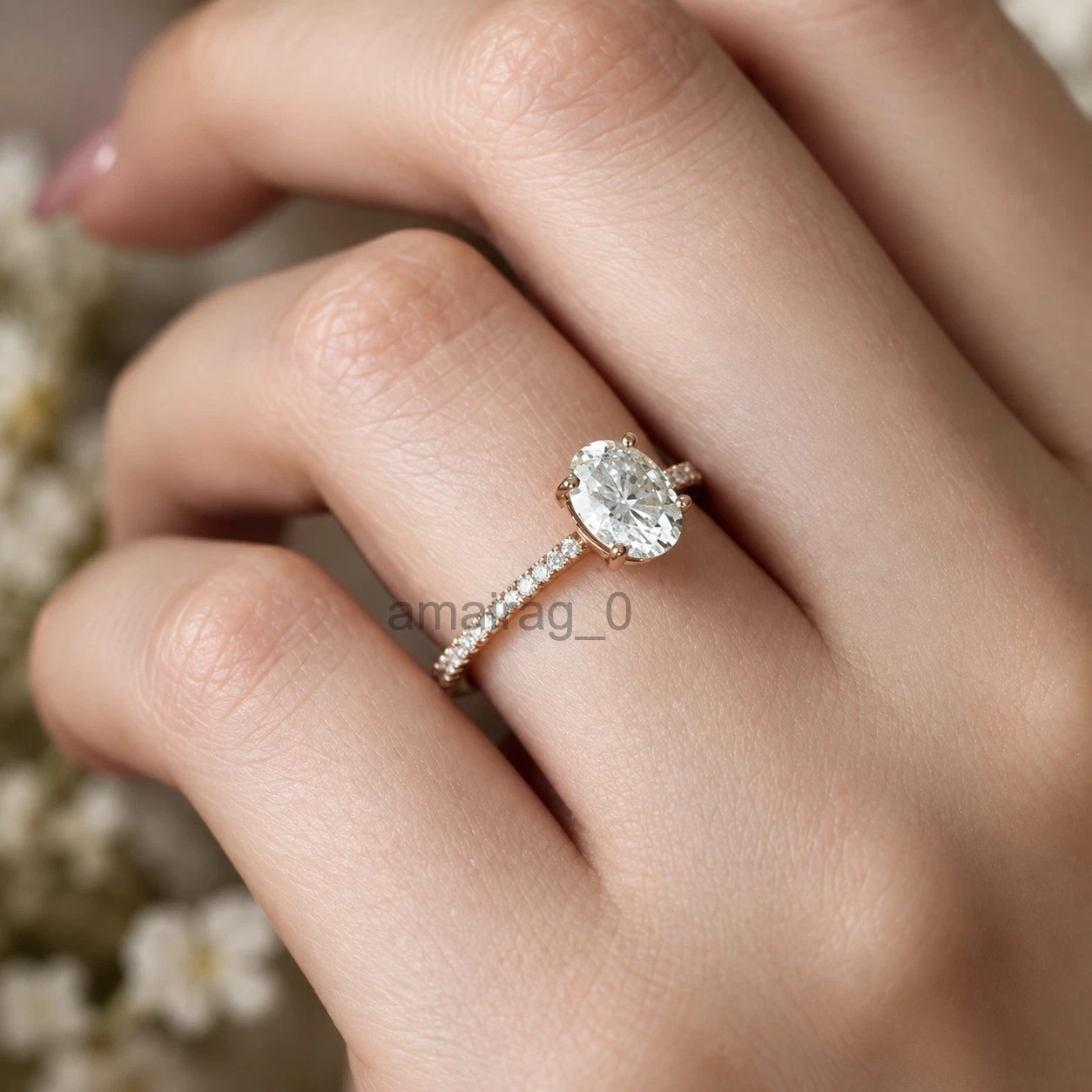 3 Ct White Diamond Engagement (2)