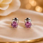 3.50 Ct Pink Diamond earring