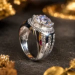 4 Carat White HPHT rings (1)