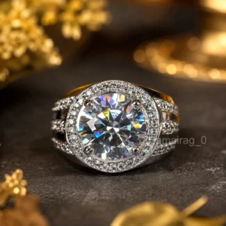 4 Carat White HPHT rings (2)
