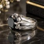 4 Ct Black Diamond Ring 1