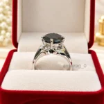 4 Ct Black Diamond Ring 5