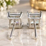 4 Ct Champagne Diamond Stud Earrings 2