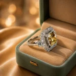 4 Ct Champagne Ring Radiant Cut (3)
