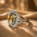 4 Ct Champagne Ring Radiant Cut (4)