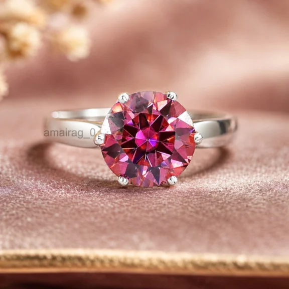4 Ct Pink Diamond Ring 2