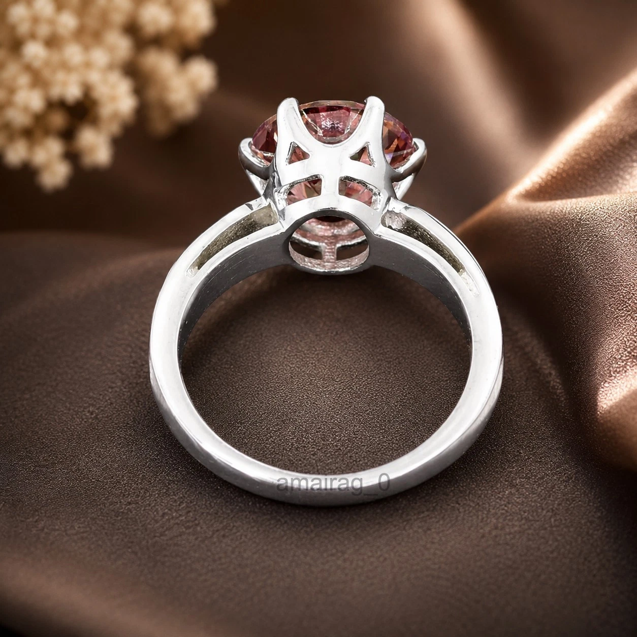 4 Ct Pink Diamond Ring 3