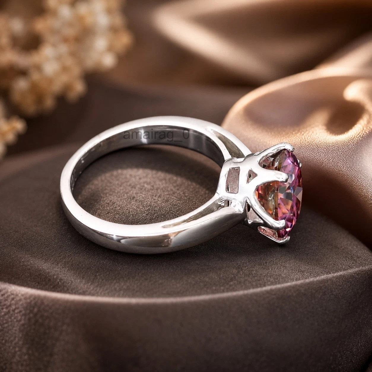 4 Ct Pink Diamond Ring 5