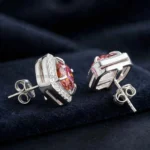 4 Ct Pink Diamond Stud Earrings 1