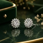 4 Ct White Diamond Studs Earrings brillient cut (6)