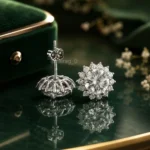 4 Ct White Diamond Studs Earrings brillient cut (7)